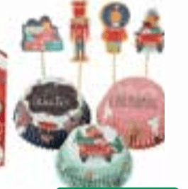 Set za muffine Xmas 72/1 - Akcija v trgovini Jager