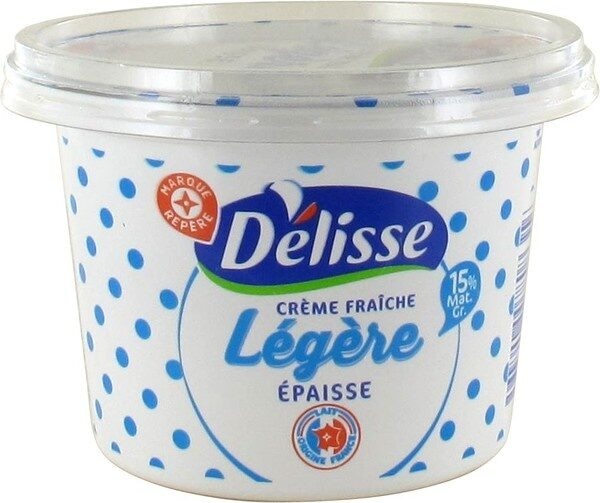 Smetana Crème fraîche Delisse 500 ml - Akcija v trgovini E.Leclerc
