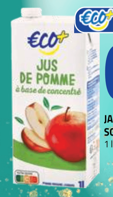 JABOLČNI SOK 1 l Eco - Akcija v trgovini E.Leclerc