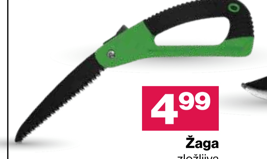 Žaga - Akcija v trgovini Mercator