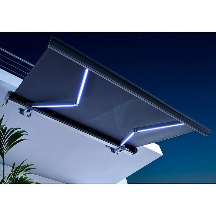 Kasetna markiza z LED osvetlitvijo š 300 x d 200 cm - Akcija v trgovini Bauhaus