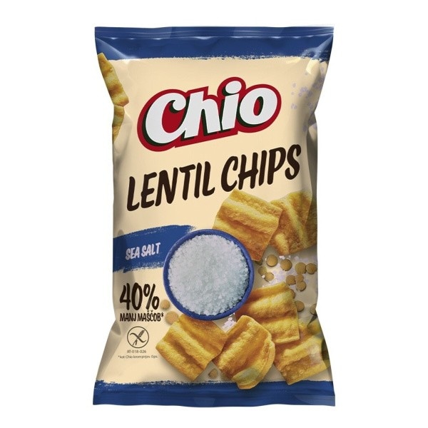 Lentil prigrizek iz leče 120 g Chio Akcija v trgovini E.Leclerc