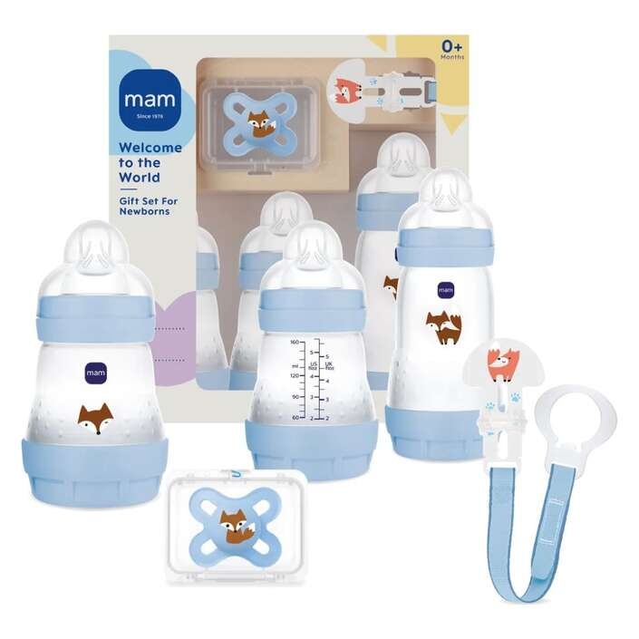Komplet za novorojenčka "Welcome to the World" MAM - Akcija v trgovini E.Leclerc