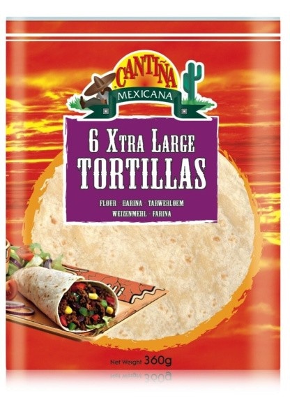 Tortilje Cantina Mexicana 10/1, 360 g Akcija v trgovini Mercator