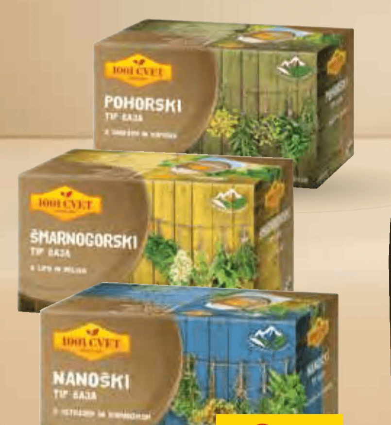 Čaj 1001 cvet 30 g - Akcija v trgovini Mercator