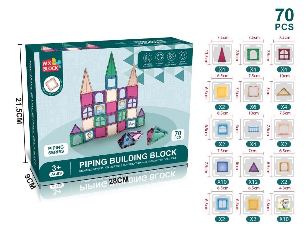 Magnetne igrače Piping Building Block - Akcija v trgovini Mercator