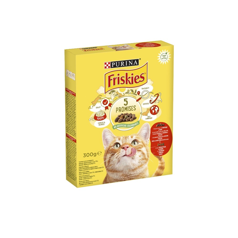 Briketi za mačke Friskies 300 g Akcija v trgovini Jager