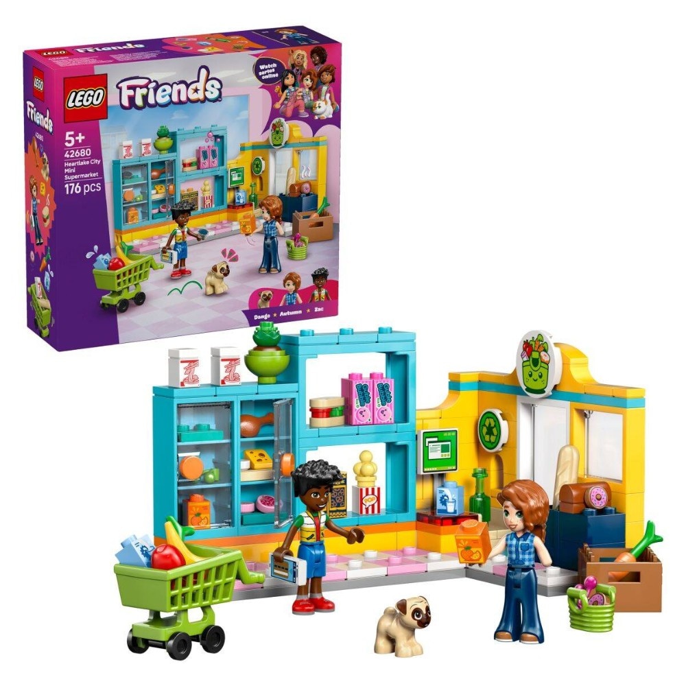 LEGO Trgovina z mešanim blagom v Heartlake Cityju - Akcija v trgovini Mueller
