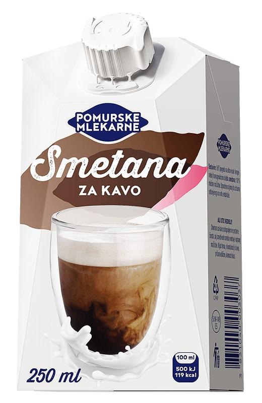 Smetana za kavo 250 ml Pomurske Mlekarne - Akcija v trgovini Jager