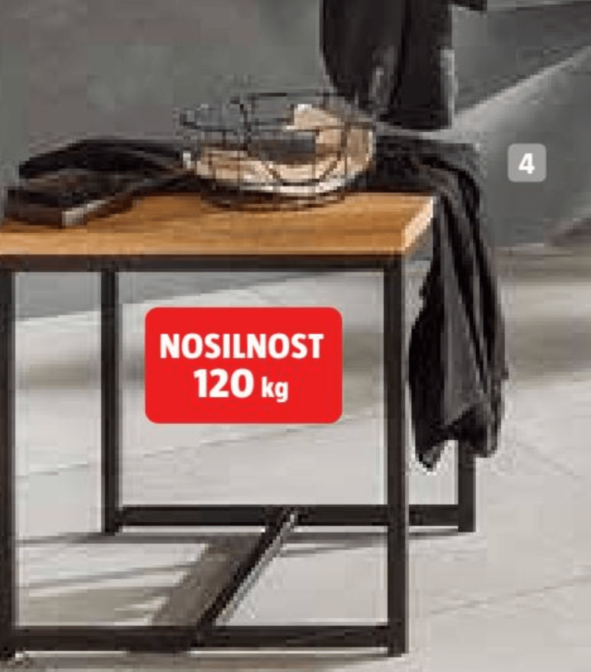 Kopalniški stol - Akcija v trgovini Bauhaus