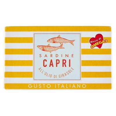 Sardine Capri 120 g - Akcija v trgovini Tuš