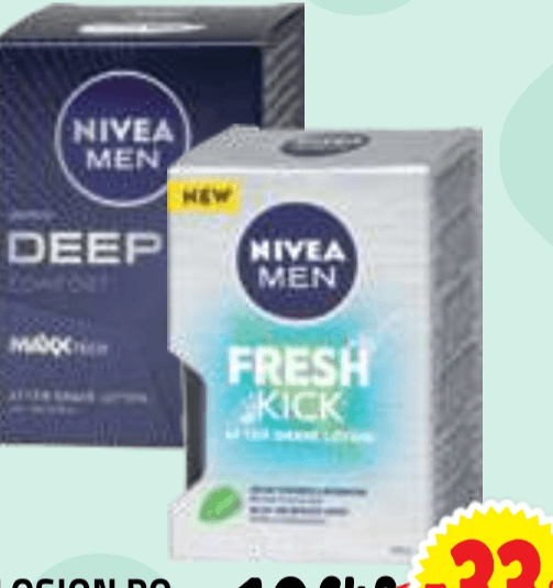 LOSJON PO BRITJU NIVEA MEN 100 ml - Akcija v trgovini E.Leclerc