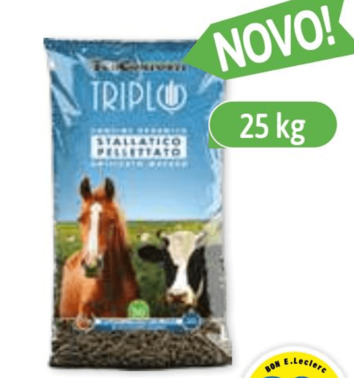 Hlevski gnoj 25 kg Triplo - Akcija v trgovini E.Leclerc