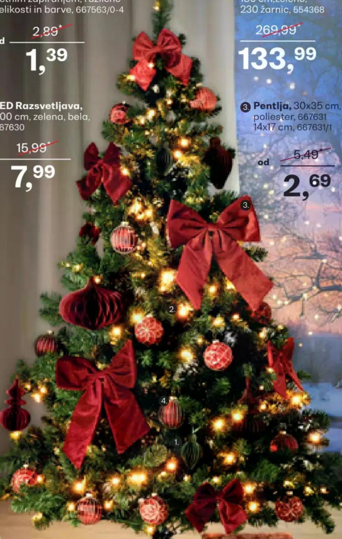 Božično drevo 180 cm - Akcija v trgovini Rutar