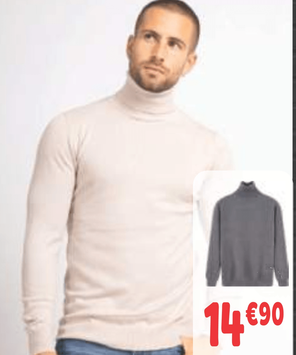 Moški puli - Akcija v trgovini E.Leclerc