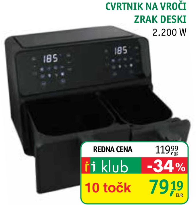 Cvrtnik na vroči zrak Deski - Akcija v trgovini Jager