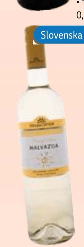 Vrhunsko vino ZGP Malvazija Vinakoper 0,75 l - Akcija v trgovini E.Leclerc