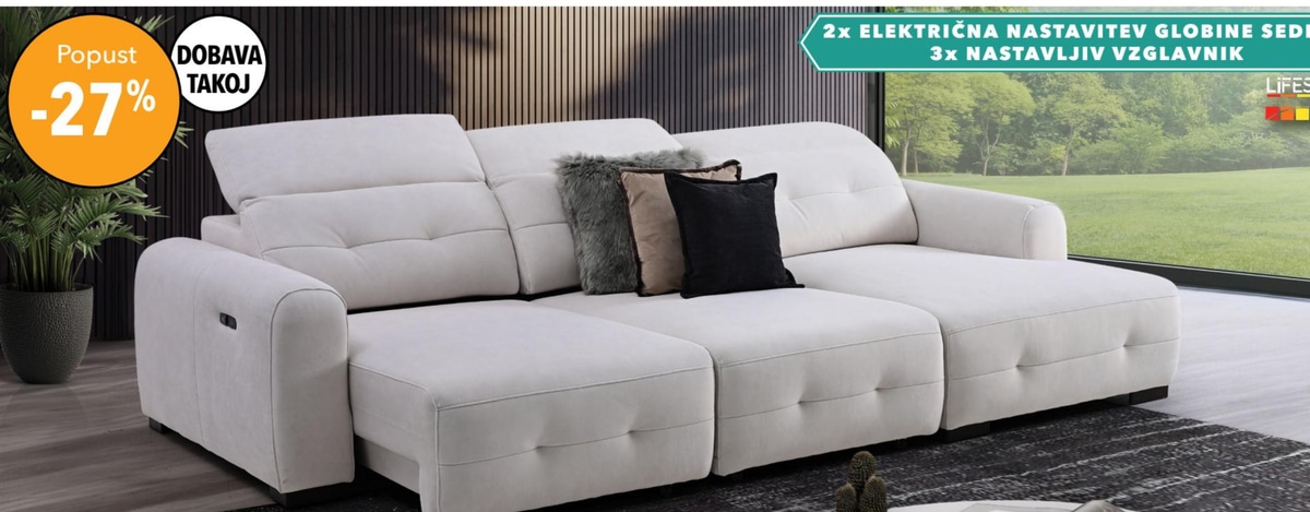 Kotna sedežna garnitura JACOB - Akcija v trgovini Harvey Norman