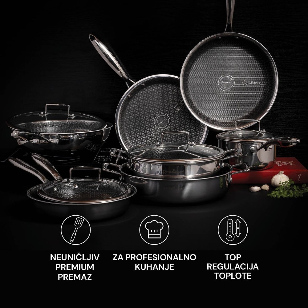Set servilnih posod s pokrovom Hexapro 3 l in 5 l Akcija v trgovini Spar