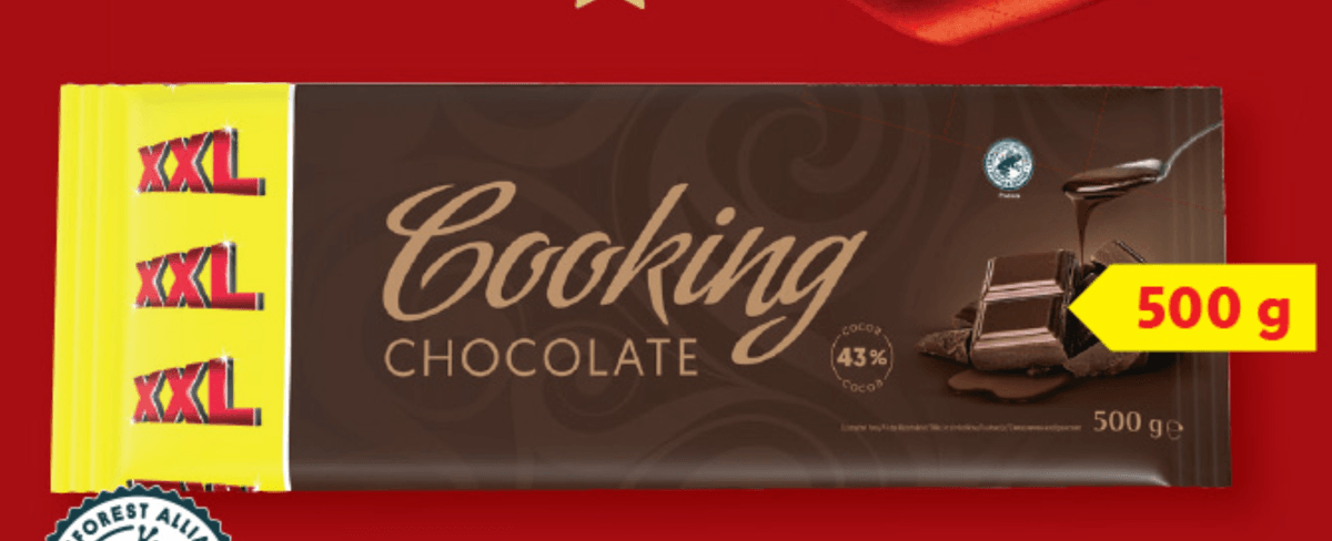 Cooking Chocolate XXL 500 g - Akcija v trgovini Lidl