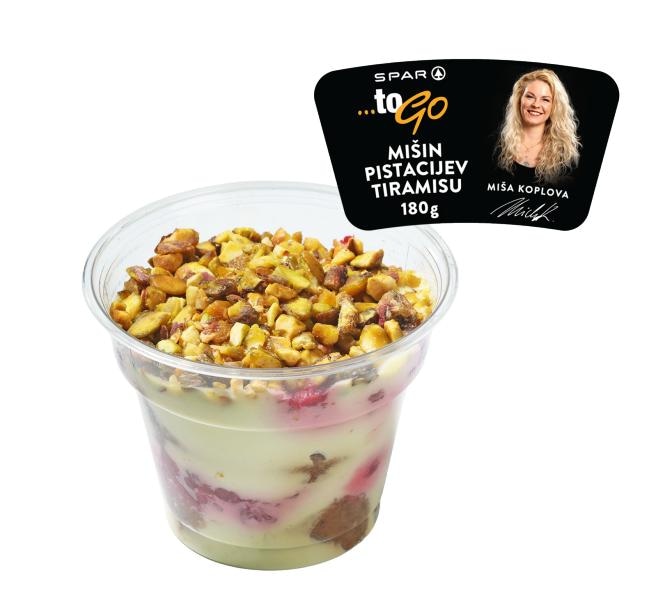 SPAR to go Mišin pistacijev tiramisu - Akcija v trgovini Spar
