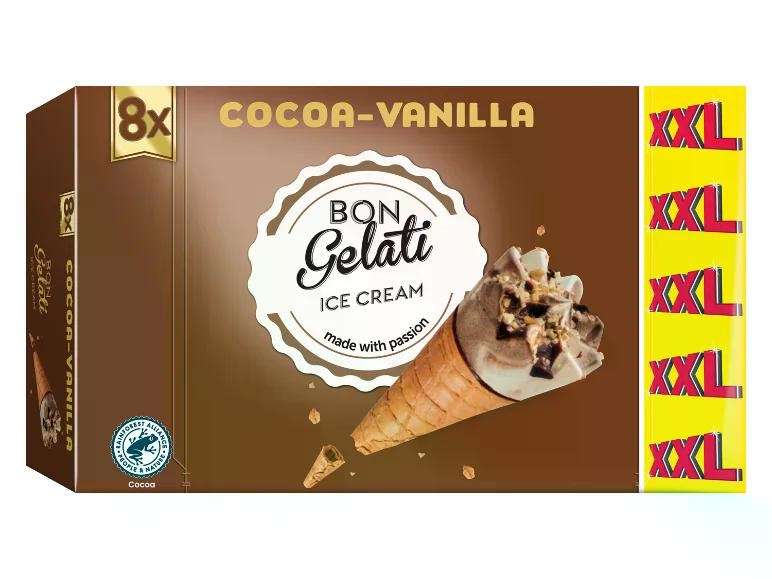 BON GELATI Korneti XXL 8 x 120 ml - Akcija v trgovini Lidl