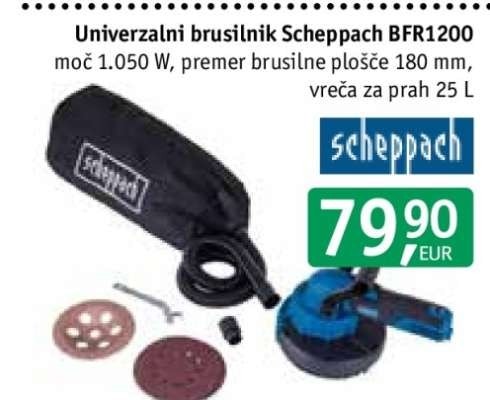Univerzalni brusilnik Scheppach BFR1200 Akcija v trgovini Jager