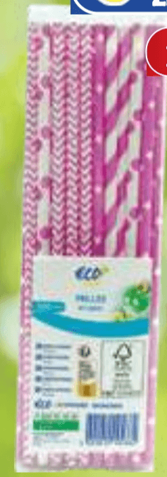 Set papirnatih slamic 100/1 - Akcija v trgovini E.Leclerc