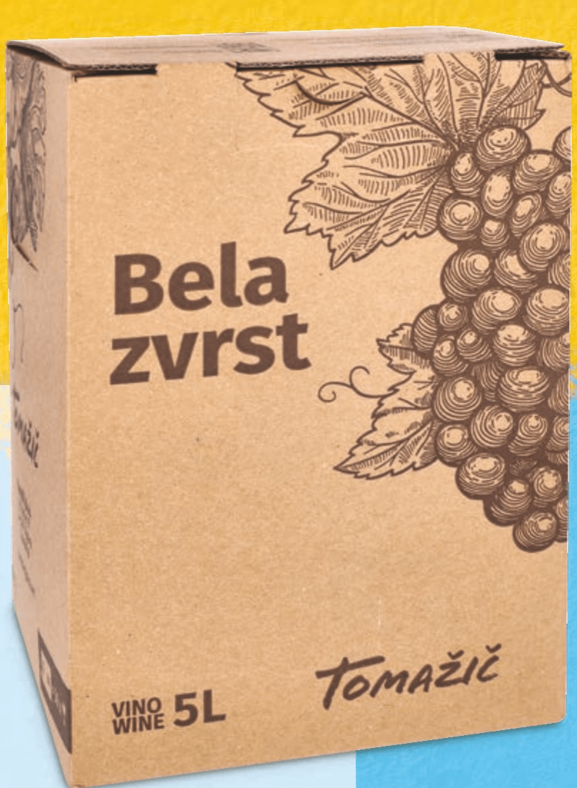 Tomažič Bag in Box Bela zvrst 5 l - Akcija v trgovini Hofer