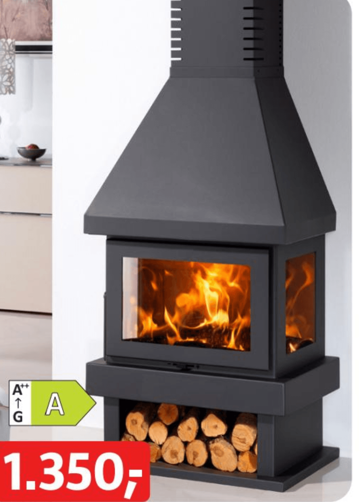 Kaminska peč 'Canada' - Akcija v trgovini Bauhaus