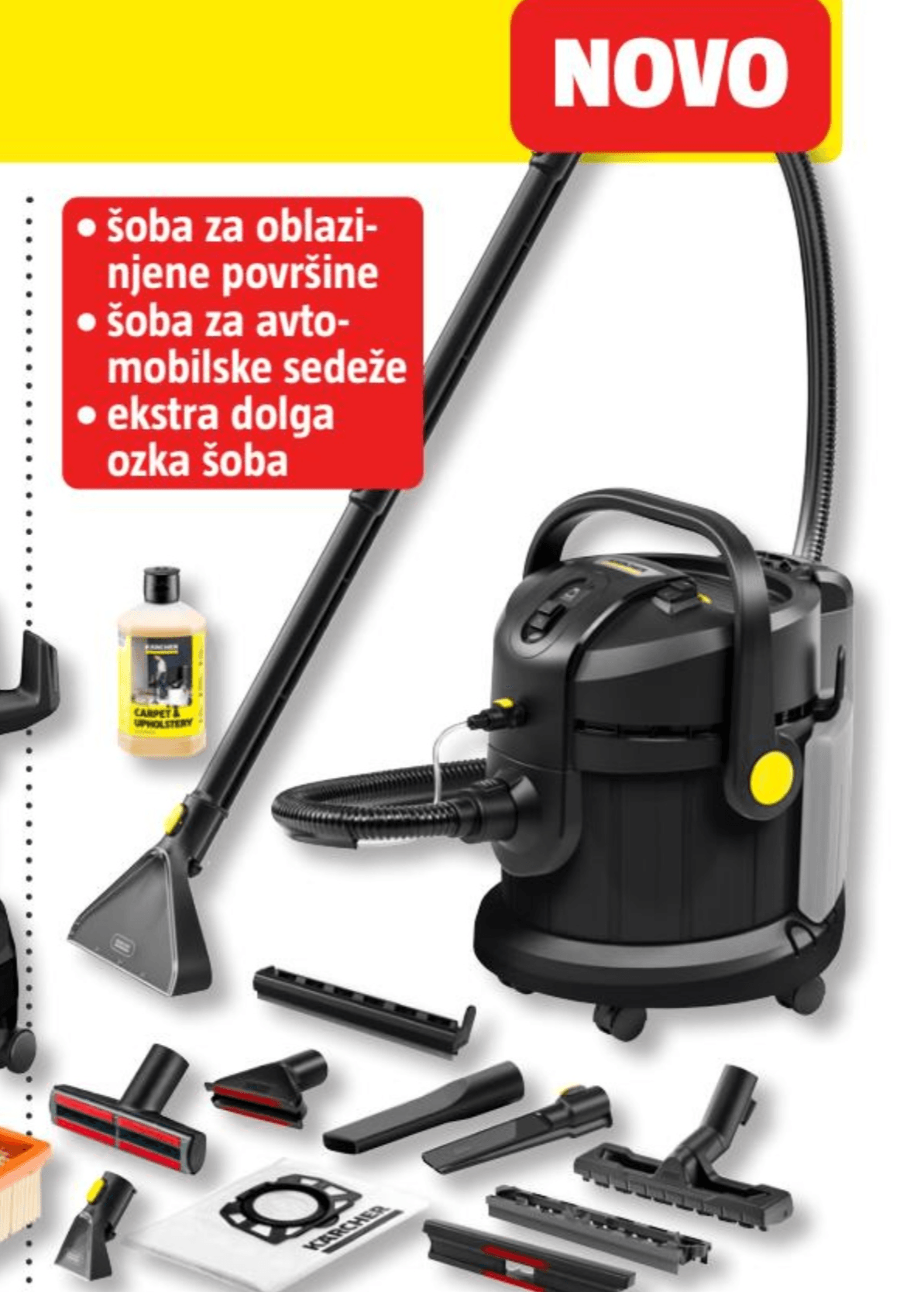 Globinski sesalnik 'SE 4 Go!Further' Kärcher - Akcija v trgovini Bauhaus