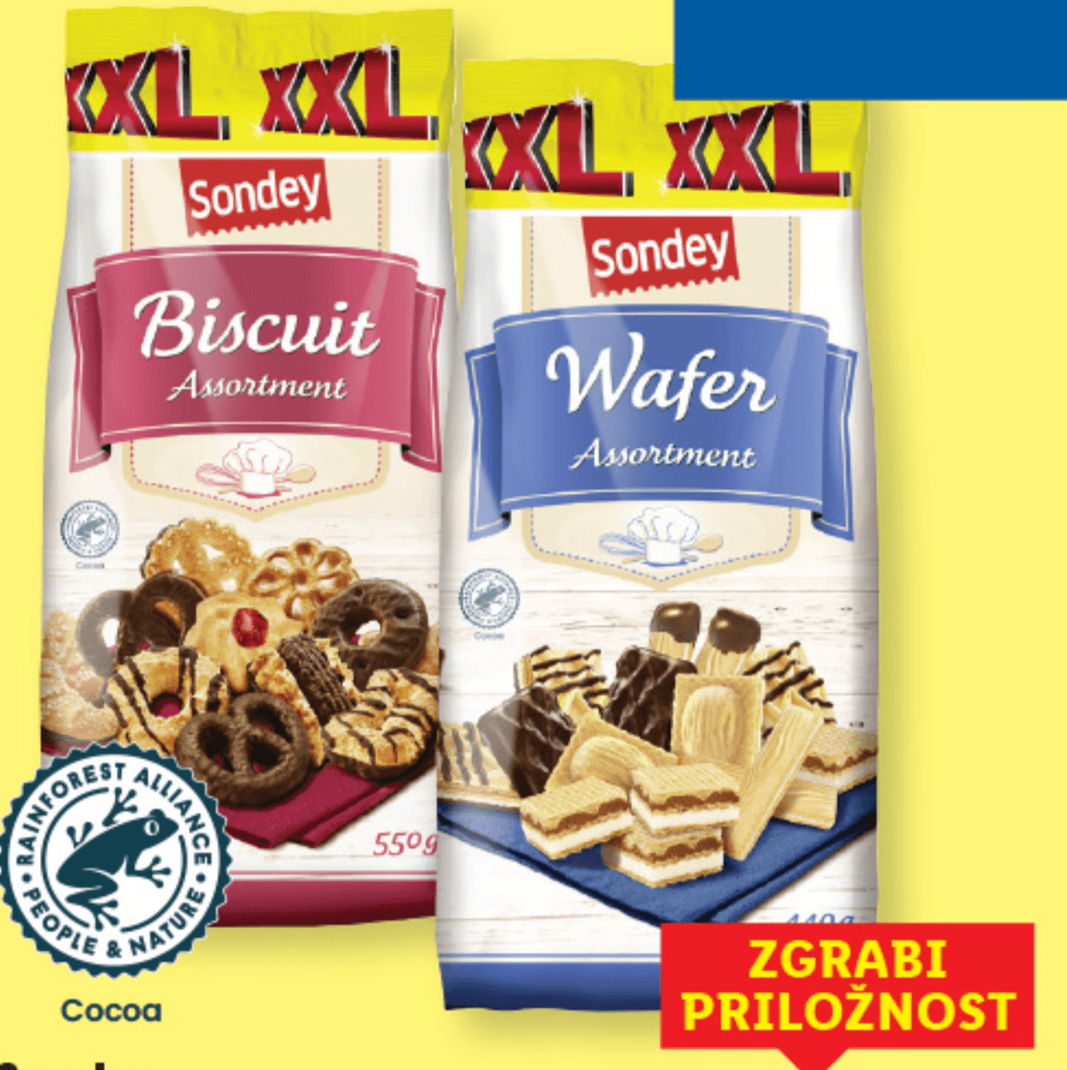 Sondey Mešano pecivo XXL 440/550 g - Akcija v trgovini Lidl