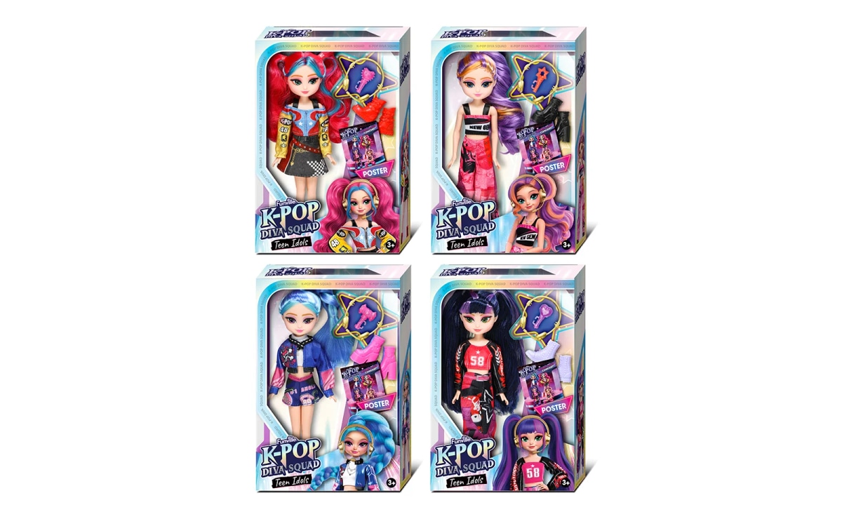 K-POP Teen Idol mini punčka presenečenja 24 cm Akcija v trgovini Mercator