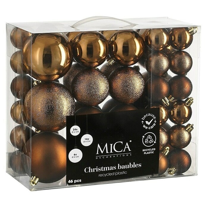 Božične kroglice 27 kosov MICA DECORATIONS - Akcija v trgovini Bauhaus