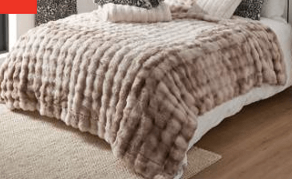 Odeja 130 x 150 cm Tissala - Akcija v trgovini E.Leclerc