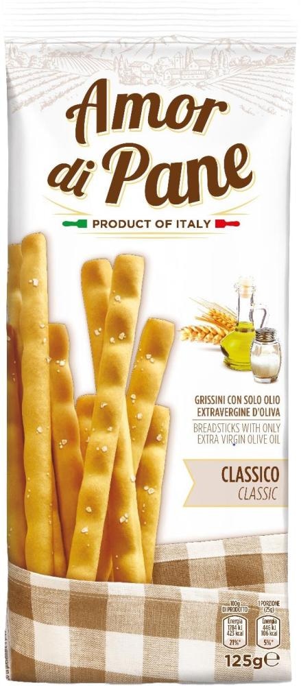 Grisini Amor Di Pane 125 g - Akcija v trgovini Mercator