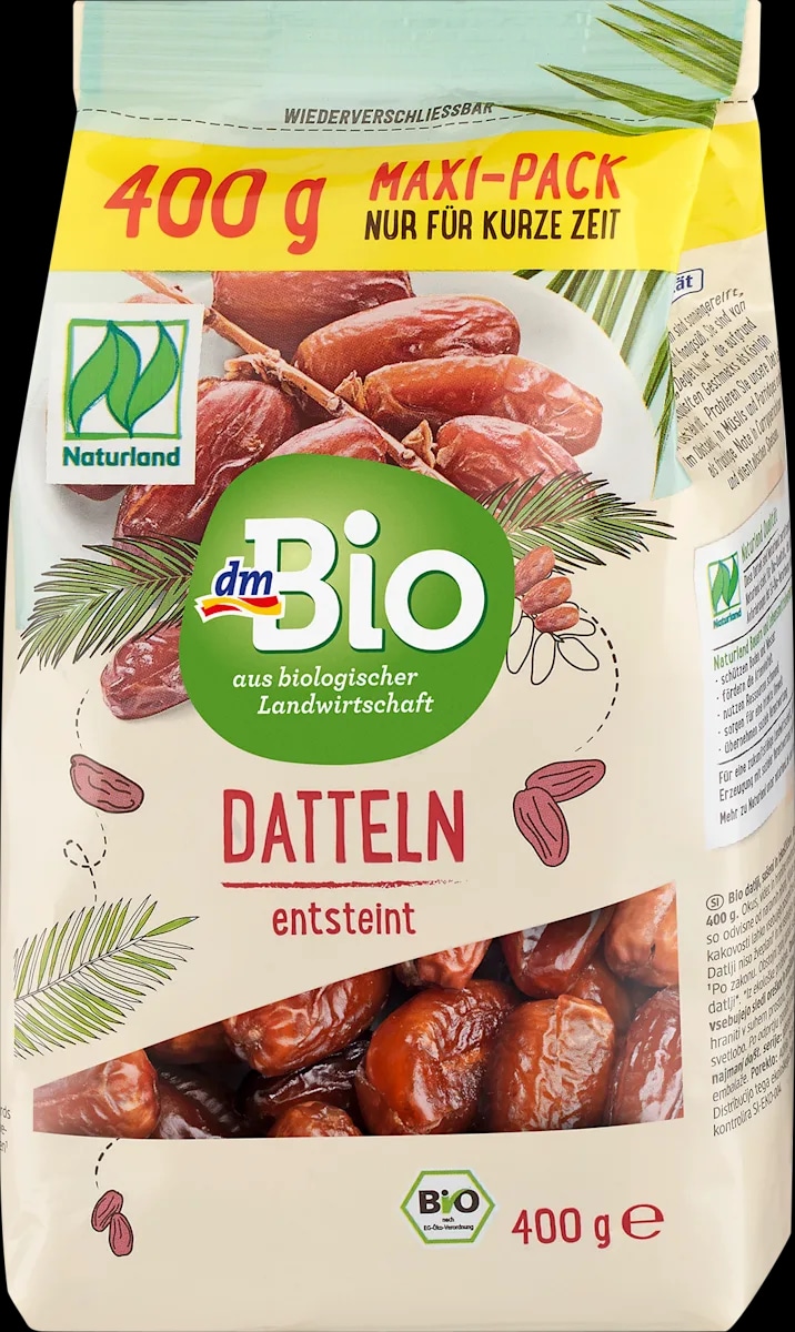 dmBio datlji, sušeni in izkoščičeni 400 g - Akcija v trgovini Dm