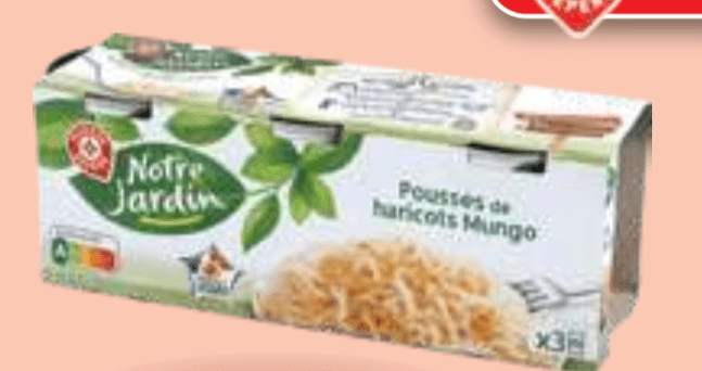 Kalčki fižola Mungo Notre Jardin 3x 200 g - Akcija v trgovini E.Leclerc