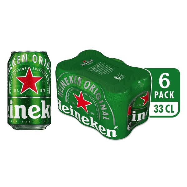 Pivo Heineken 6 x 0,33 l - Akcija v trgovini Mercator