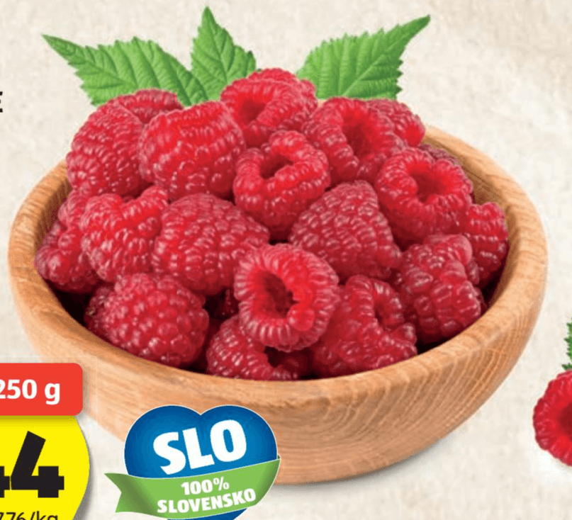 Gourmet Premium Slovenske Maline 250 g - Akcija v trgovini Hofer