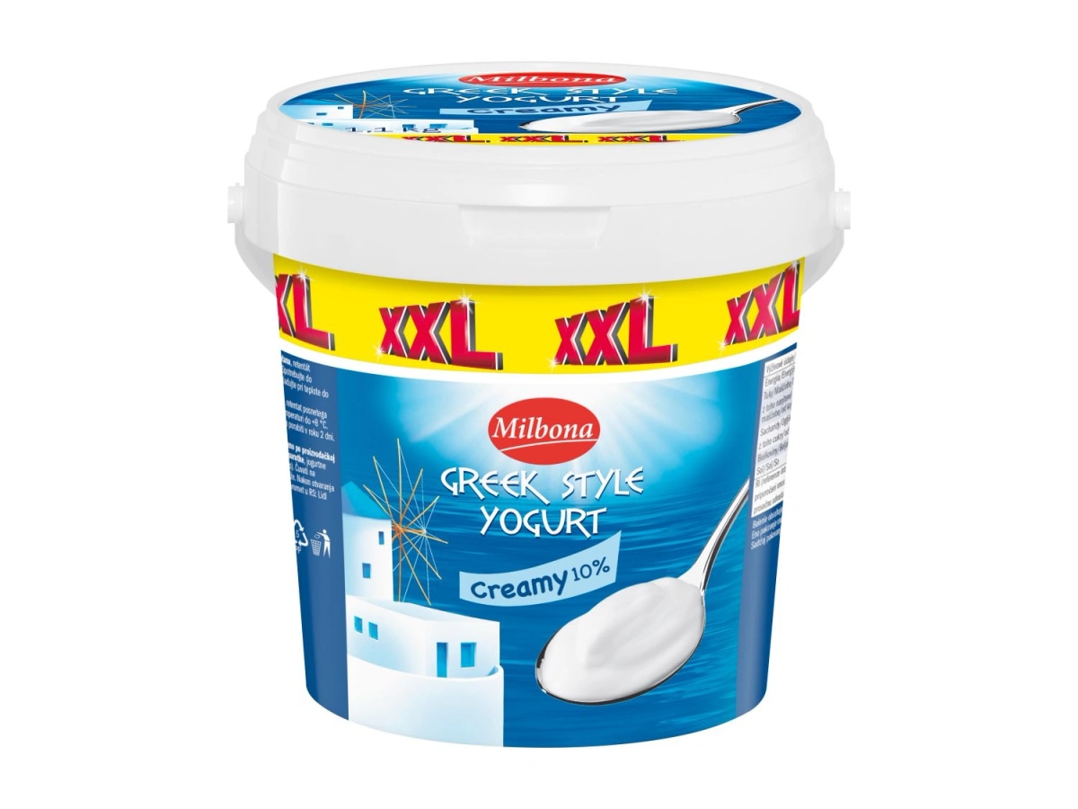 Milbona Jogurt na grški način XXL 1,1 kg - Akcija v trgovini Lidl