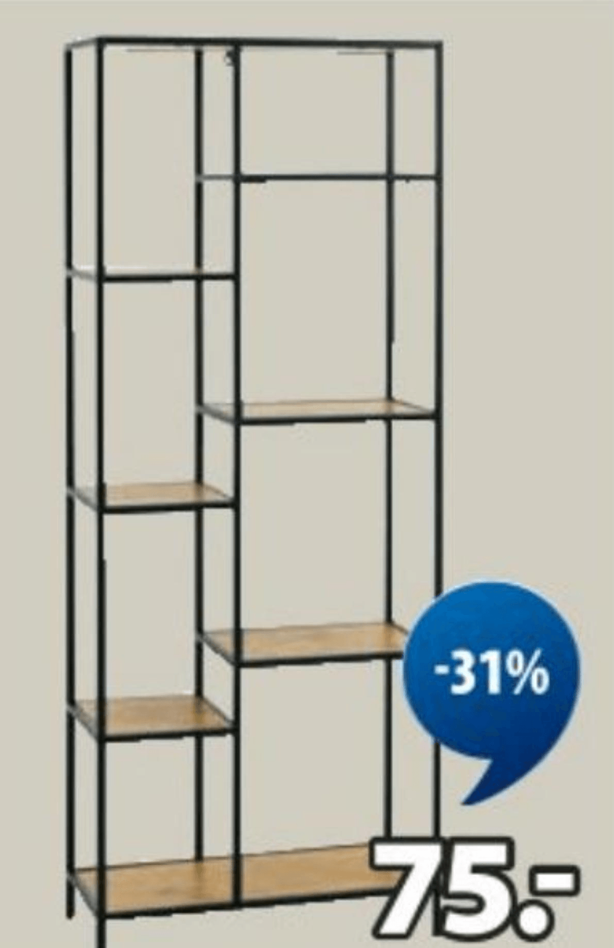 Poličnik TRAPPEDAL - Akcija v trgovini Jysk