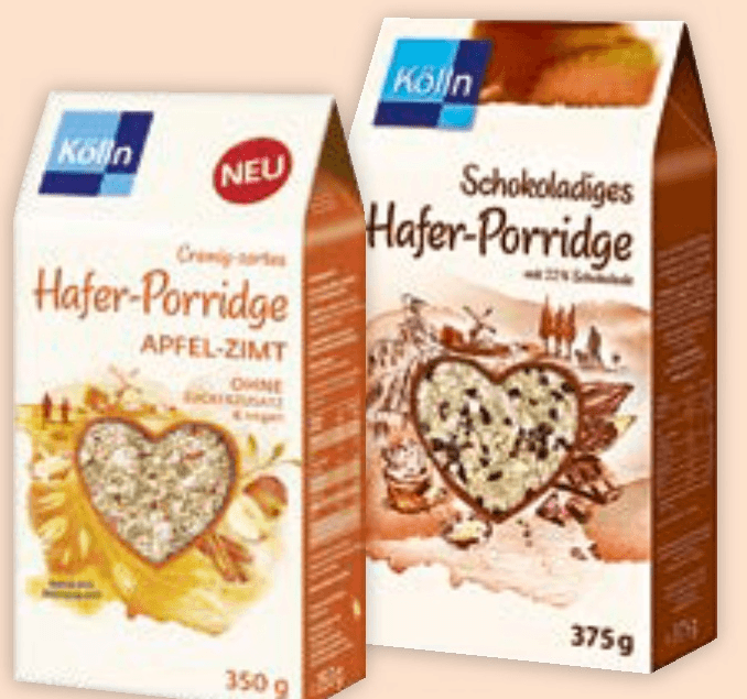 KÖLLN Hafer-Porridge 350 g - 375 g - Akcija v trgovini Mueller