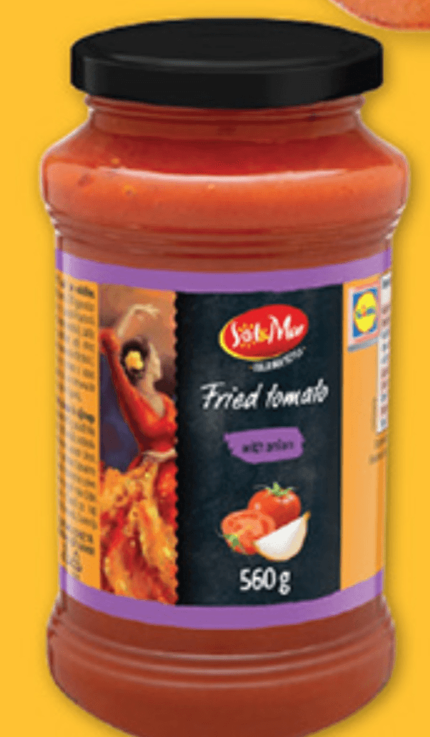 SOL&MAR Omaka iz ocvrtih paradižnikov 560 g - Akcija v trgovini Lidl