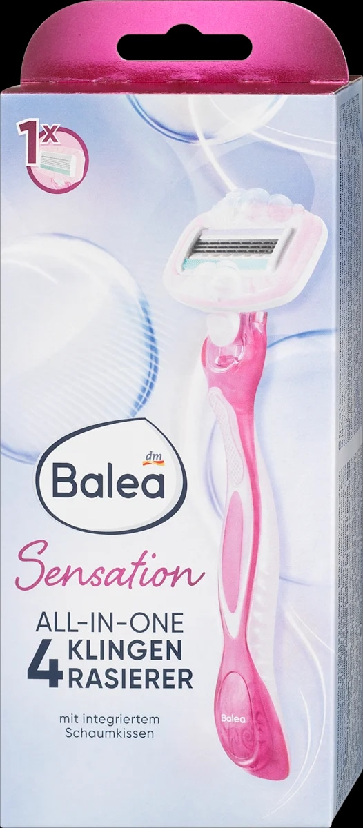 Balea Sensation damski sistemski brivnik - Akcija v trgovini Dm