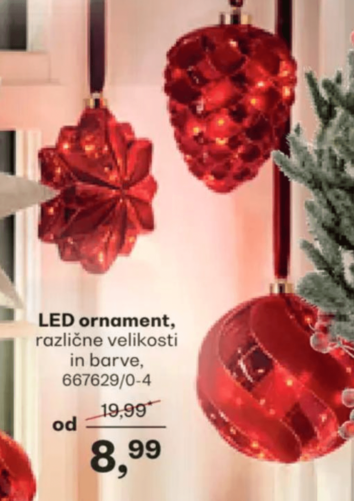 LED ornament - Akcija v trgovini Rutar