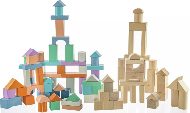 Lesene kocke 100 Stück - Akcija v trgovini Mueller