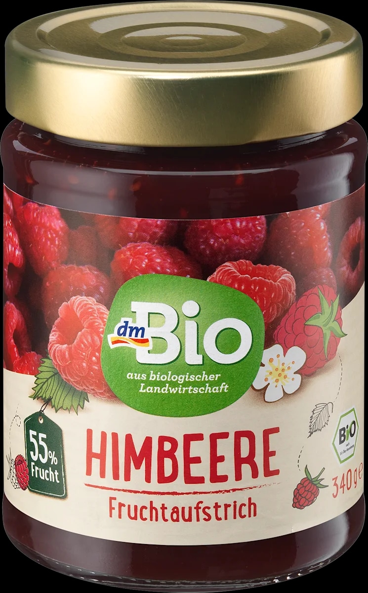 dmBio sadni namaz malina 340 g - Akcija v trgovini Dm