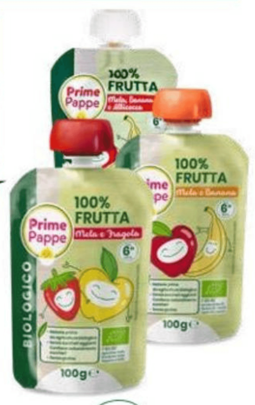 Bio sadna kašica več vrst 100 g - Akcija v trgovini Eurospin