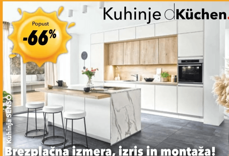 Kuhinje dKüchen - Akcija v trgovini Harvey Norman